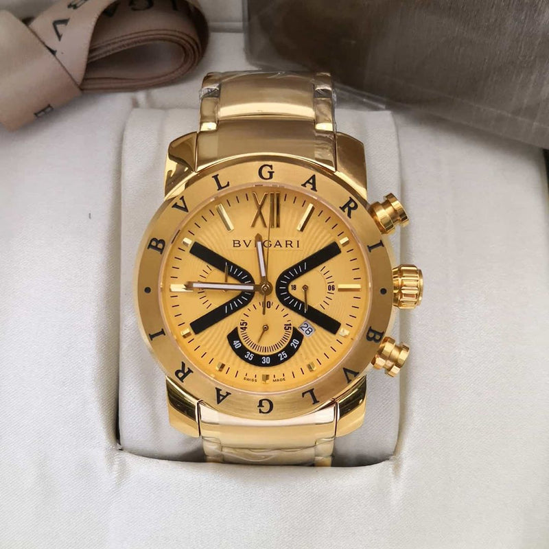 Relógio Bvlgari Iron Man SD38S - Gold
